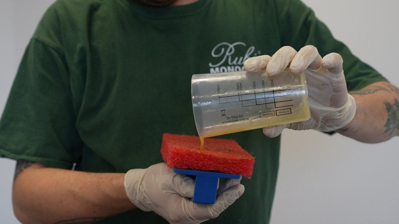 Skrubbig Applicatorsats Röd / White