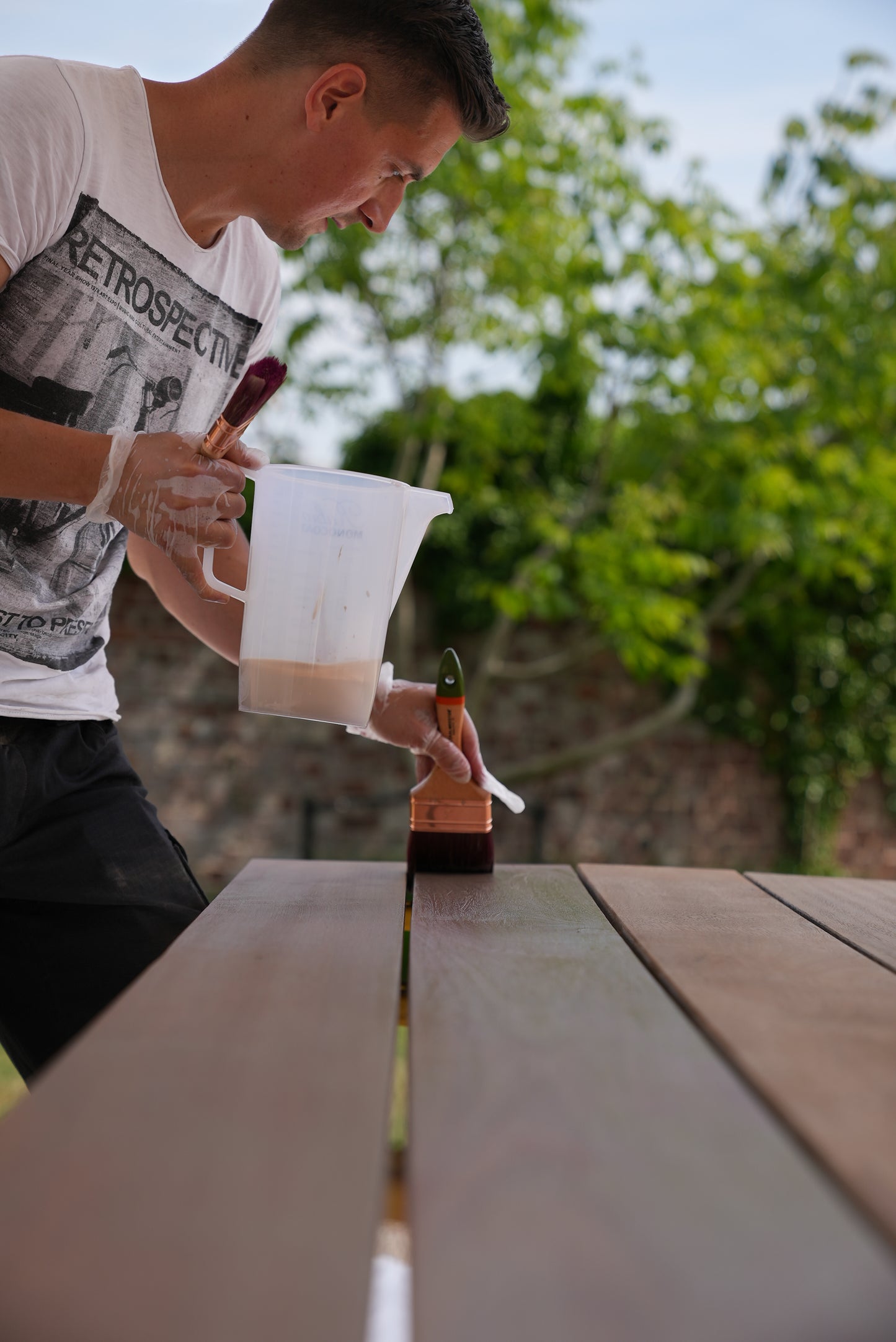 Återanvändbara måttkoppar